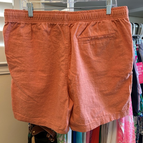 Old Navy Mens Linen Blend Joggers - Salmon - Picture 7 of 7